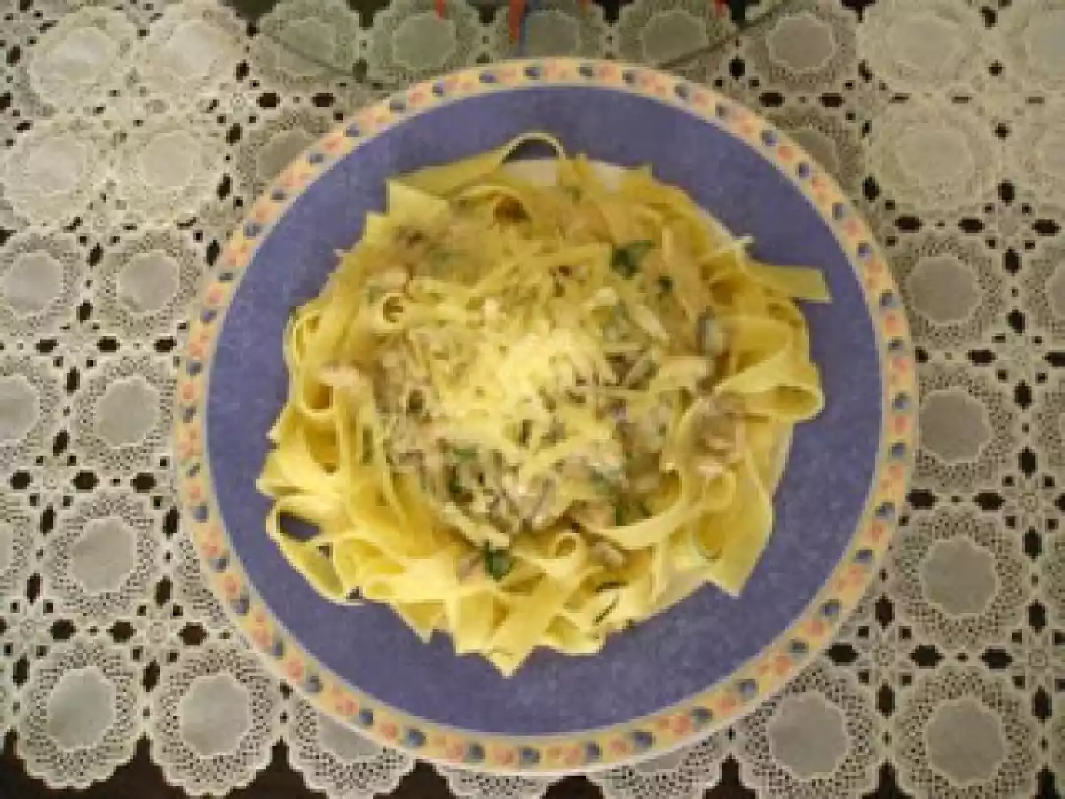 Ciuperci pleurotus cu smantana si paste -reteta Deannei - poza 3