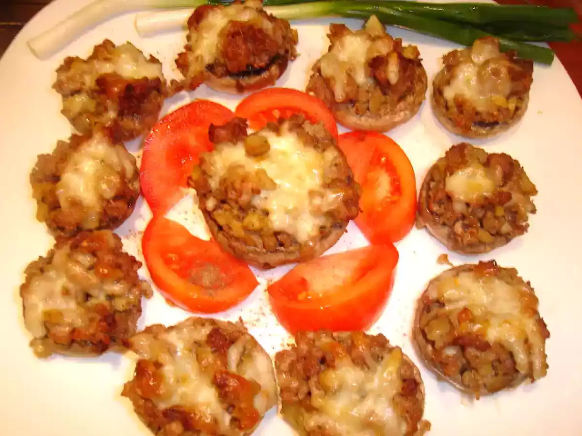 Ciuperci umplute cu carne - poza 9