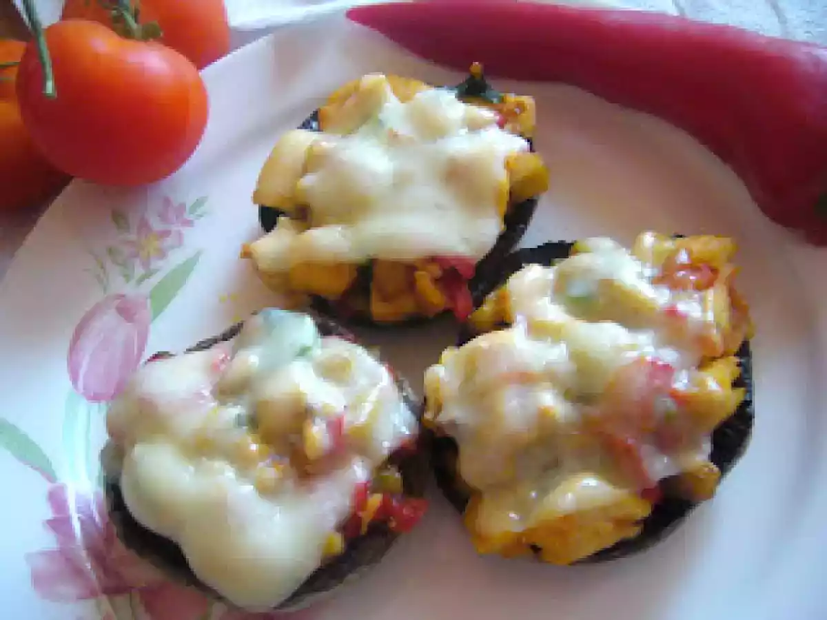 Ciuperci umplute cu piept de pui - poza 2