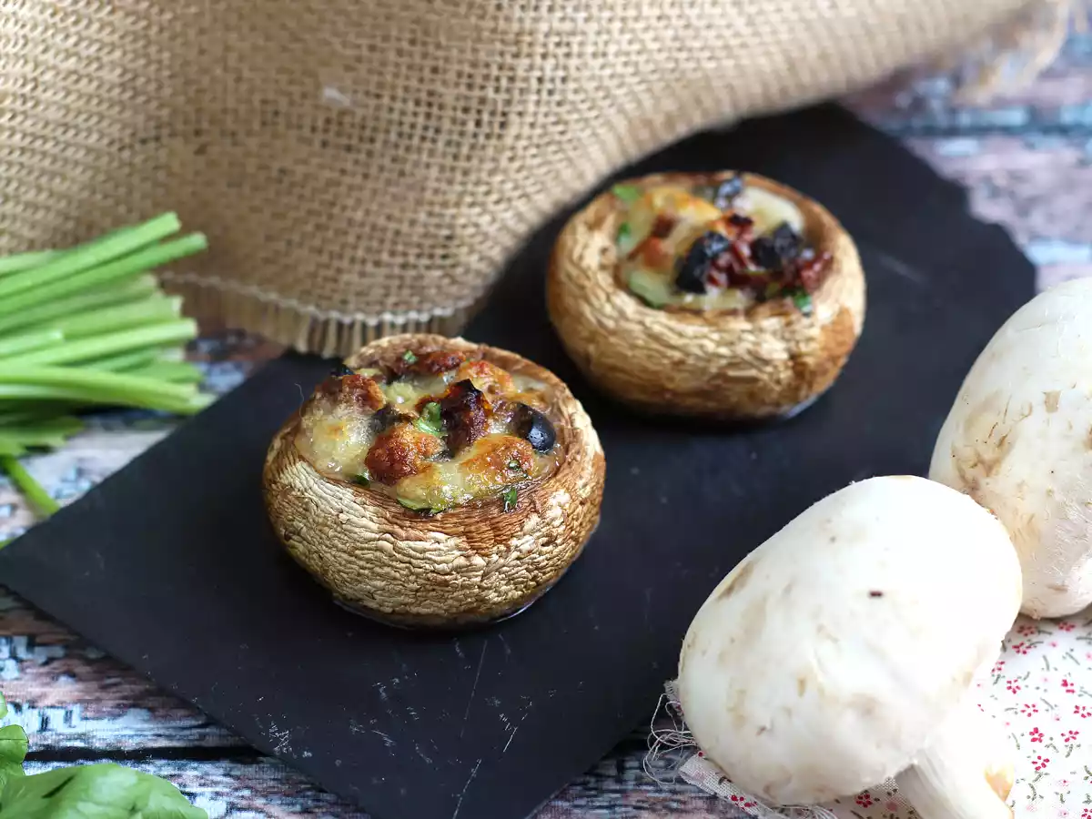 Ciuperci umplute și coapte (o idee bună pentru aperitiv) - poza 4