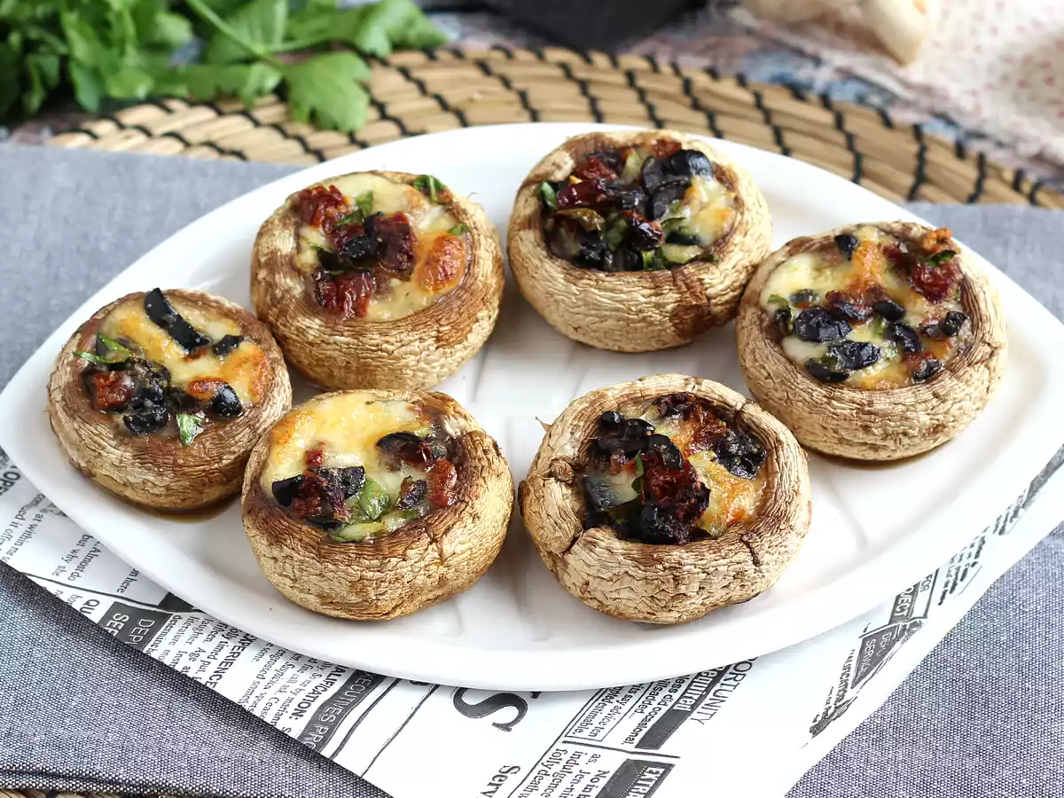 Ciuperci umplute și coapte (o idee bună pentru aperitiv) - poza 5