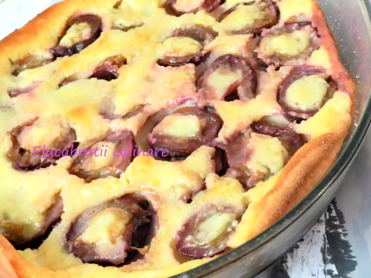 Clafoutis cu prune - poza 2