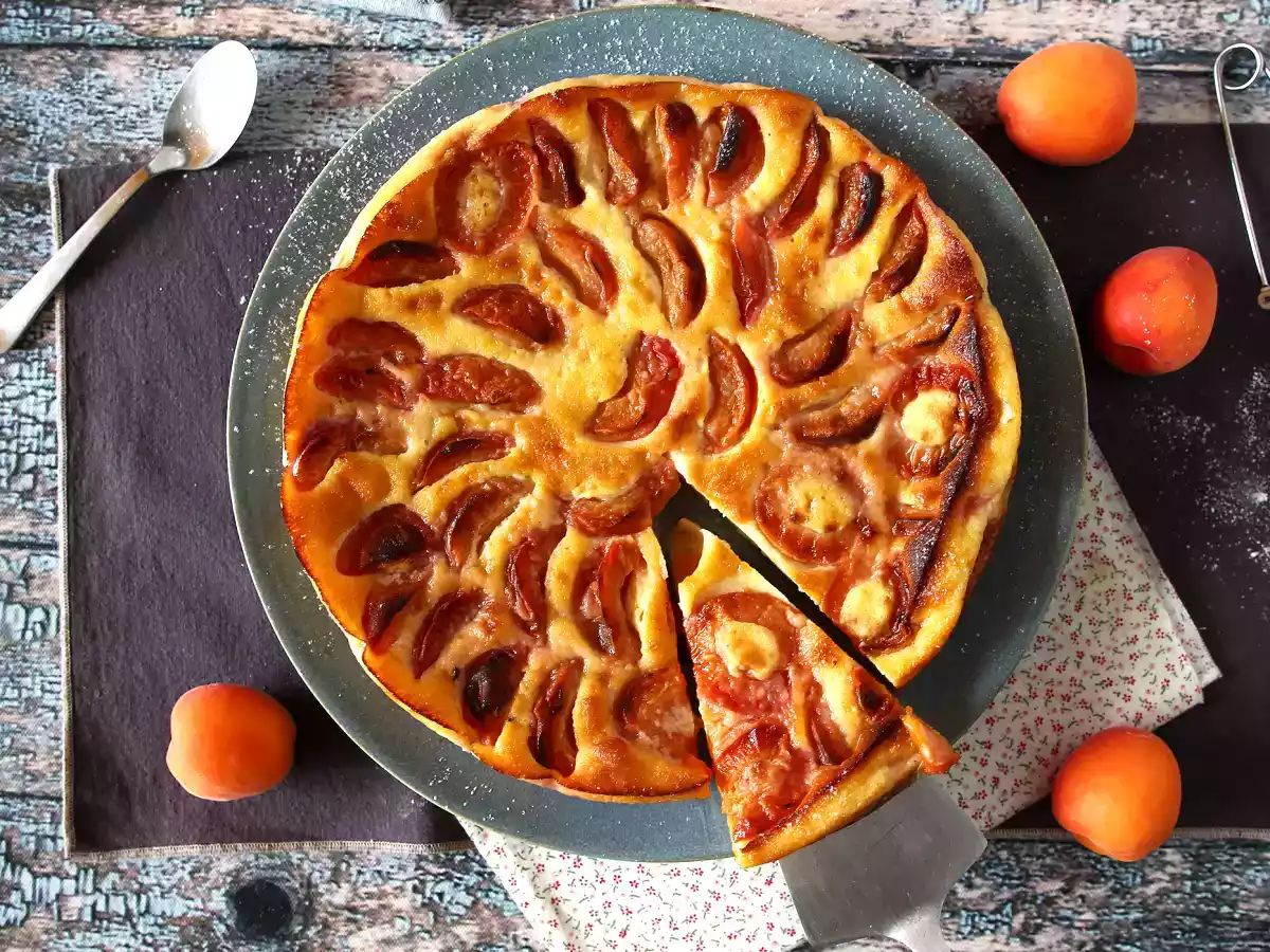 Clafoutis de caise - poza 2