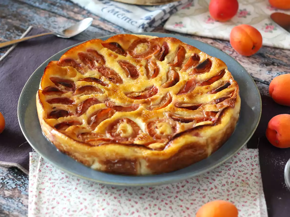 Clafoutis de caise - poza 3