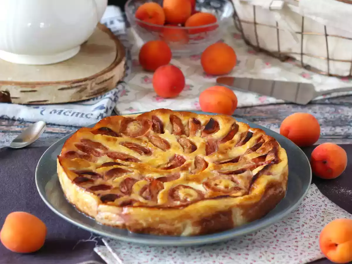 Clafoutis de caise - poza 7