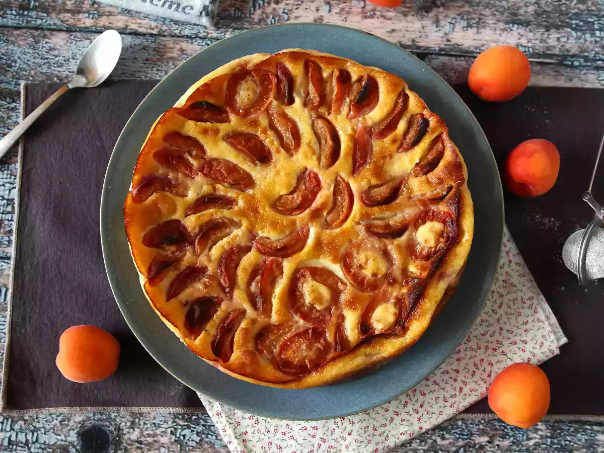 Clafoutis de caise - poza 8