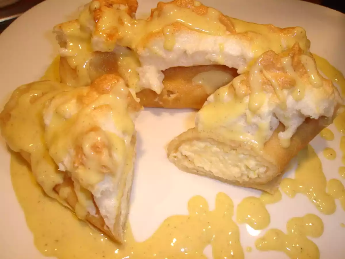 Clatite cu branza la cuptor - poza 2