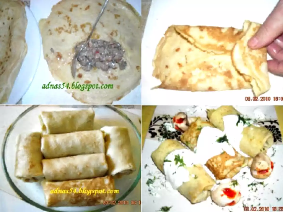 Clatite cu ciuperci la cuptor - poza 2