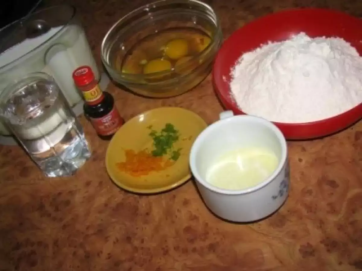 Clatite cu mere caramelizate si migdale crocante - poza 2