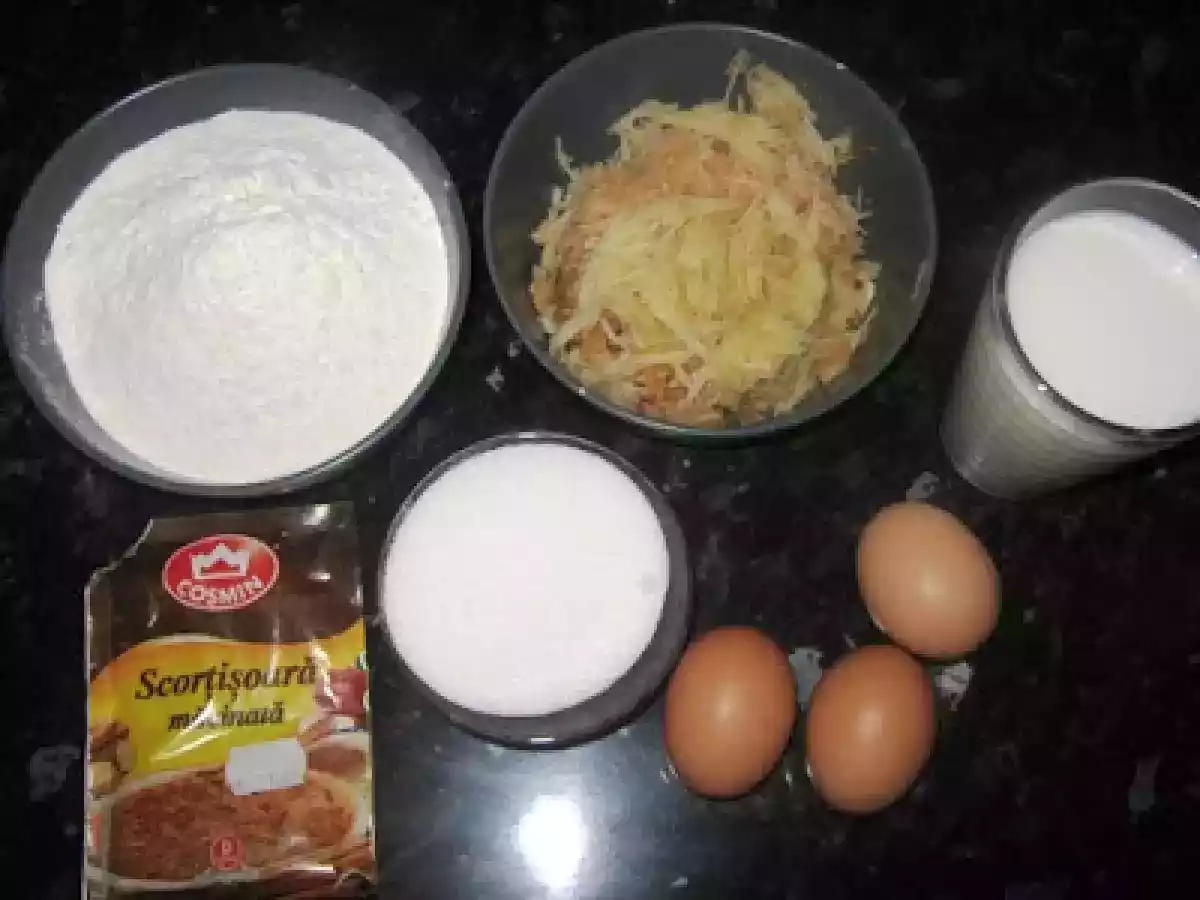 Clatite cu mere si gem de caise - poza 2