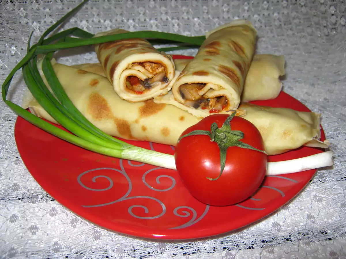 Clatite cu pui si legume - poza 3