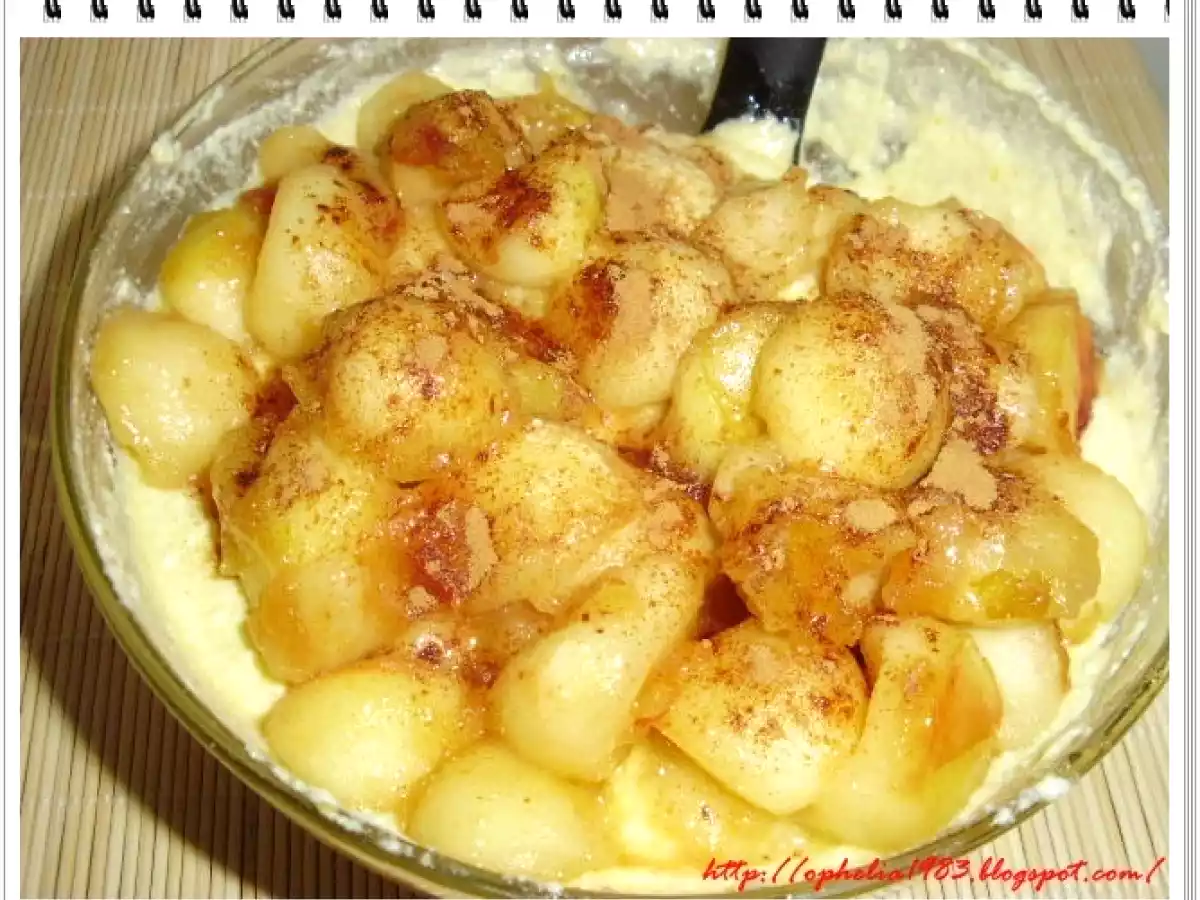 CLATITE CU ROCOTTA SI MERE CARAMELIZATE - poza 2