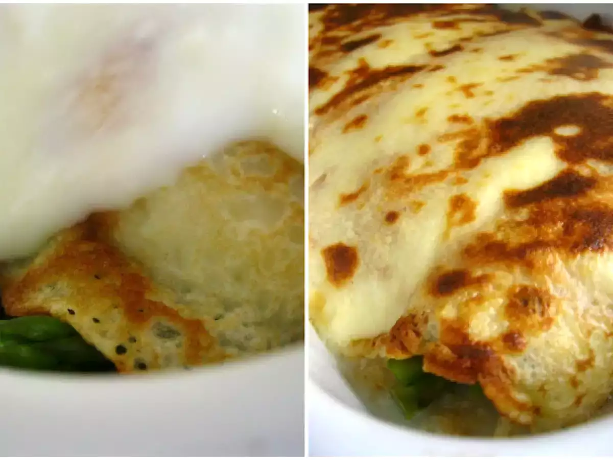 Clatite cu sunca, ricotta si sparanghel - poza 2