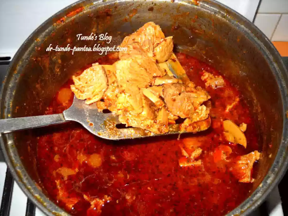 Clatite Hortobagy cu carne si ciuperci