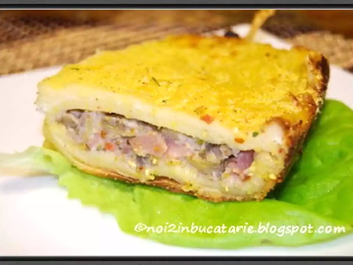 Clatite umplute gratinate