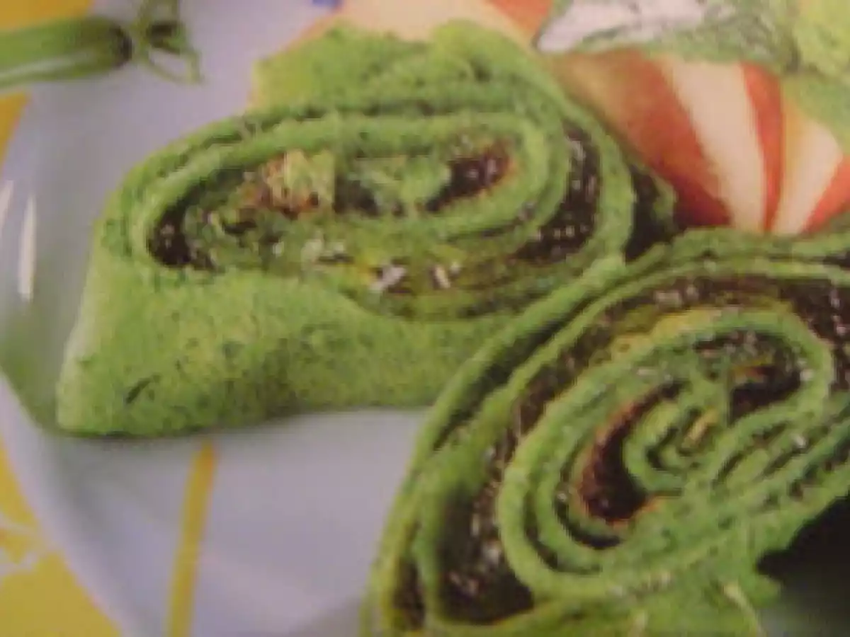 CLATITE VERZI cu menta si piersici