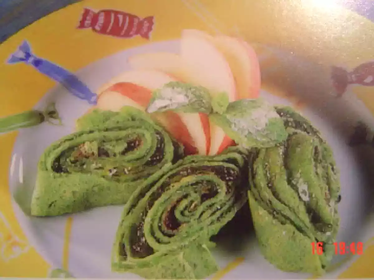 CLATITE VERZI cu menta si piersici - poza 2