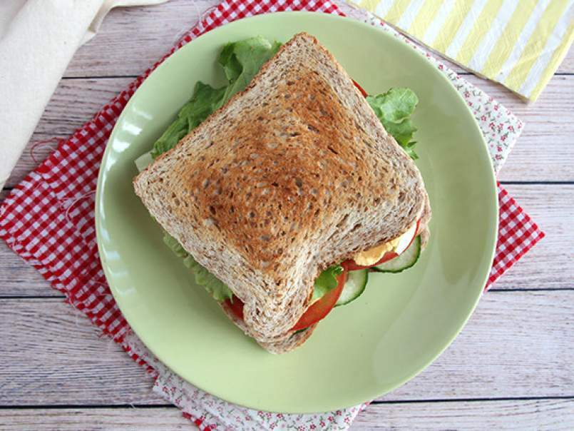Club sandwich vegetarian - poza 2