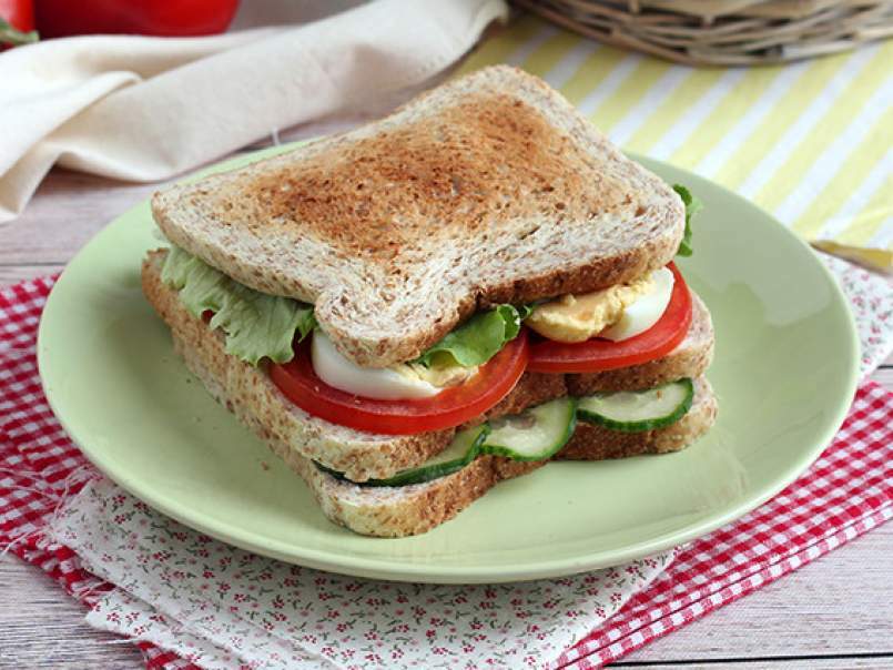 Club sandwich vegetarian - poza 3
