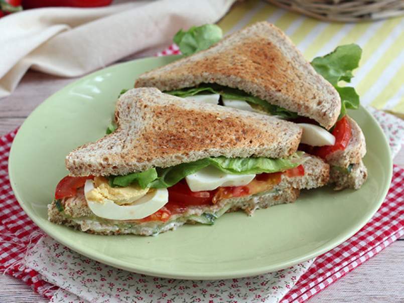 Club sandwich vegetarian - poza 4