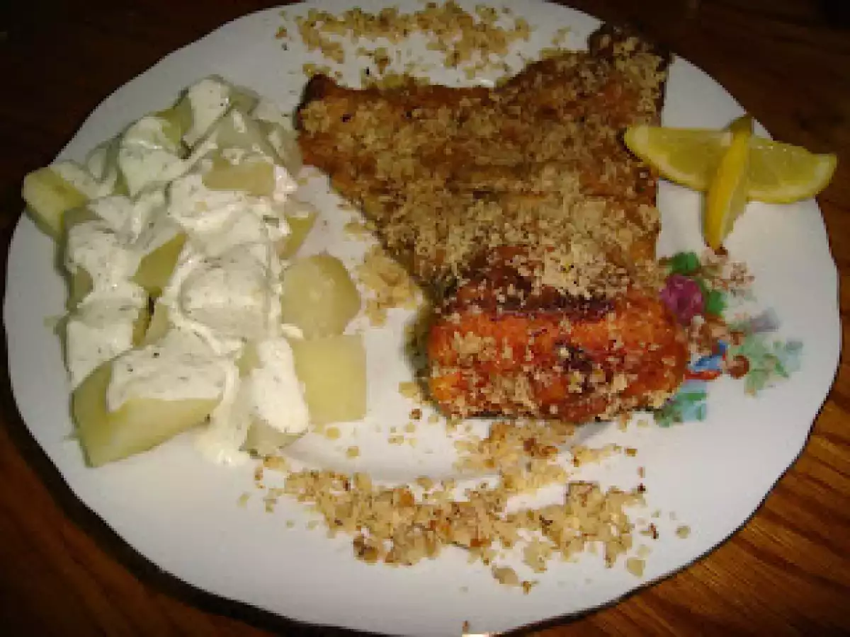 Coada de somon cu nuca - poza 5