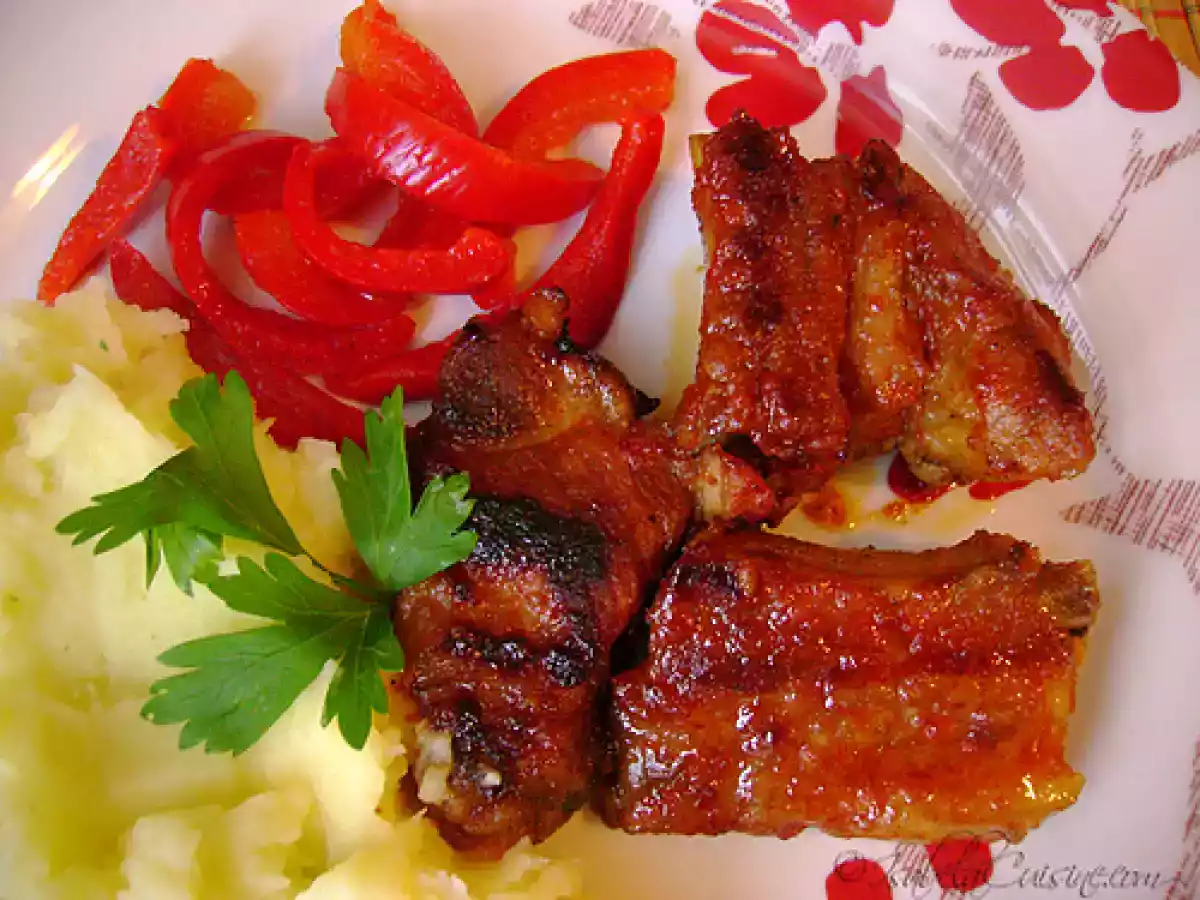 Coaste de porc, dulci-picante