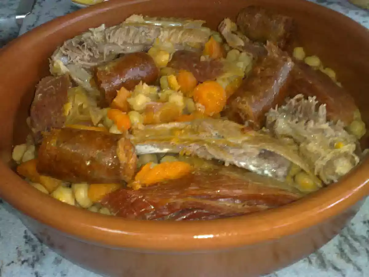 Cocido liebañego (mancare cu naut)