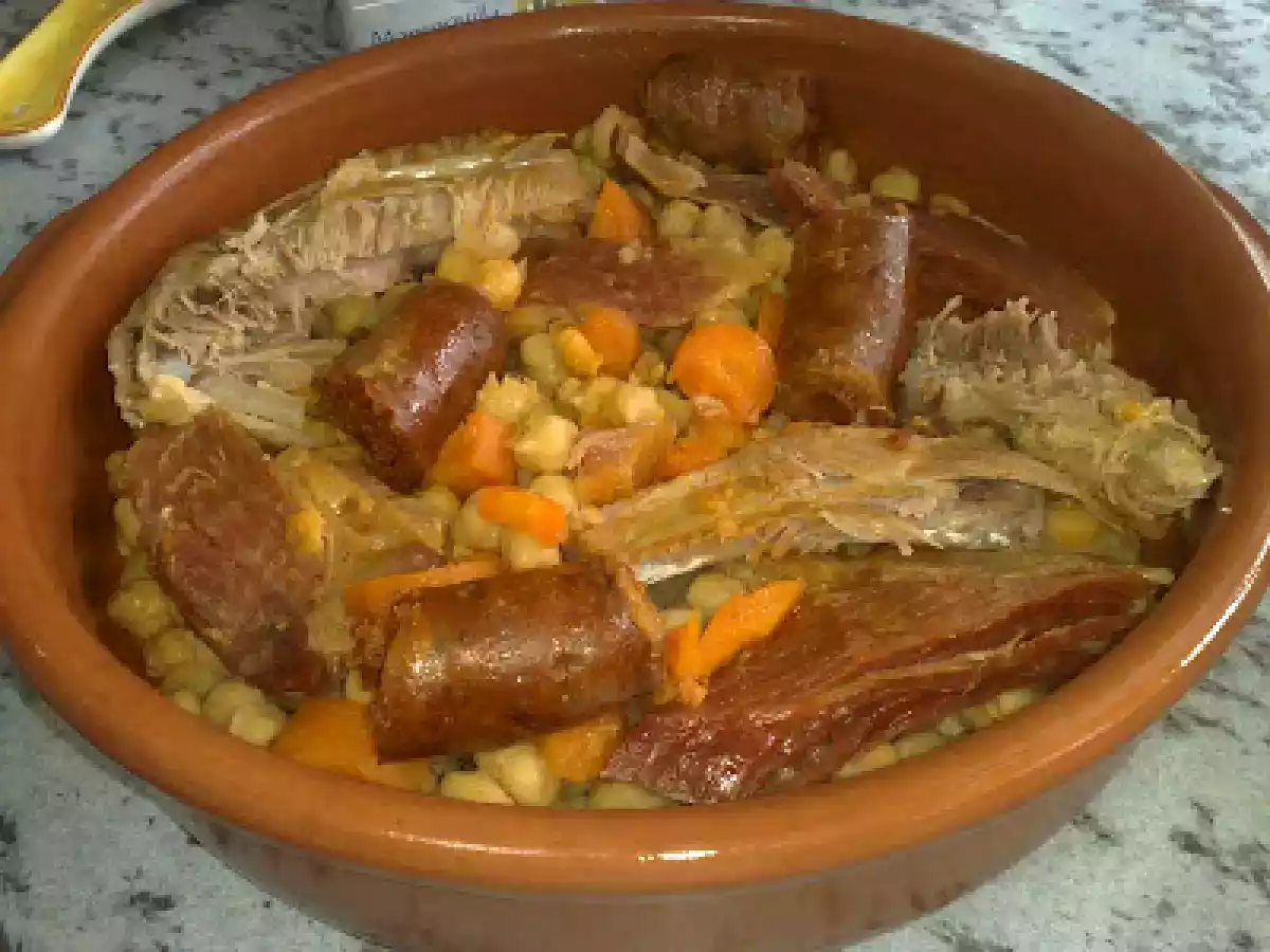 Cocido liebañego (mancare cu naut) - poza 9