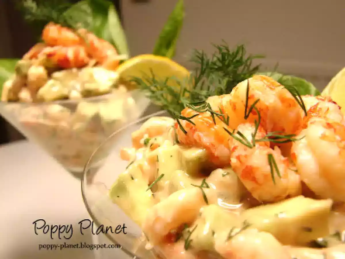 Cocktail de creveti cu avocado