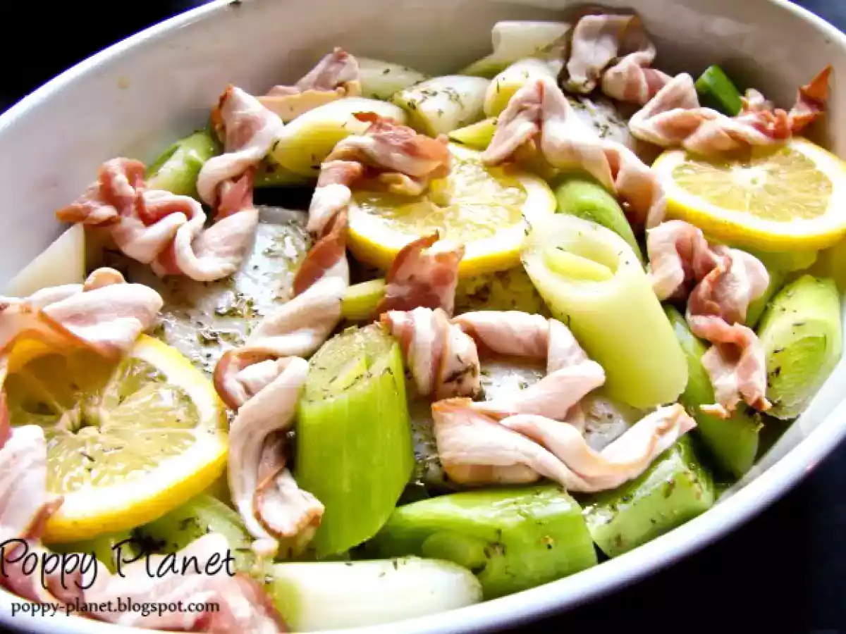 Cod cu praz si bacon a la Jamie - poza 3