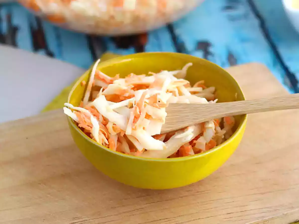 Coleslaw - salata de varza si morcov - poza 4