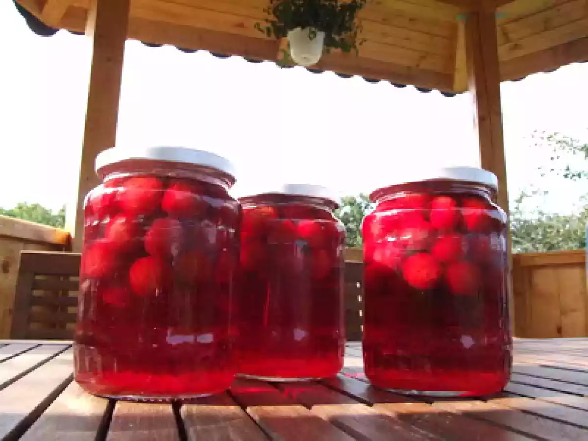 Compot de corcoduse rosii - poza 5