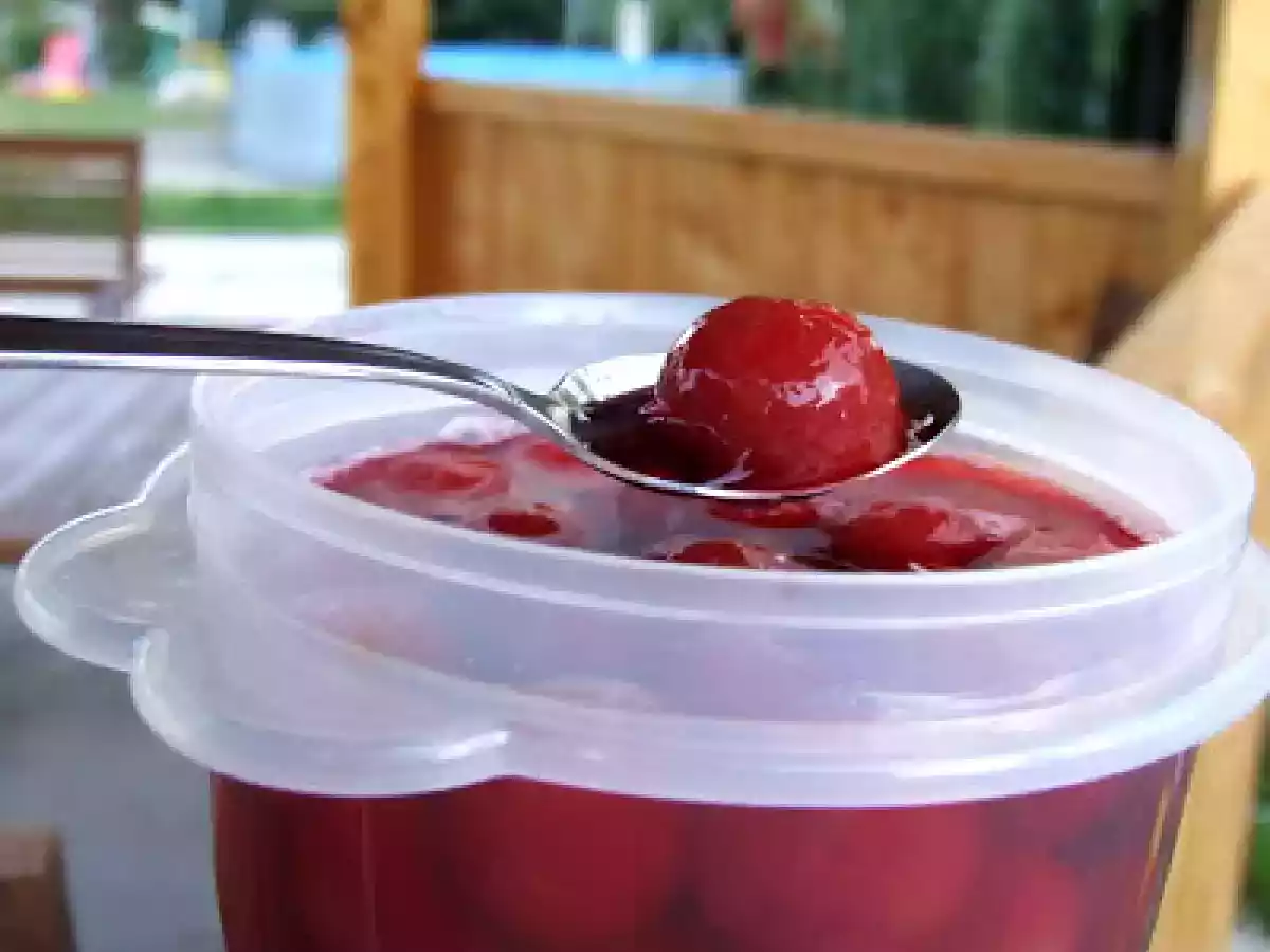 Compot de corcoduse rosii - poza 8