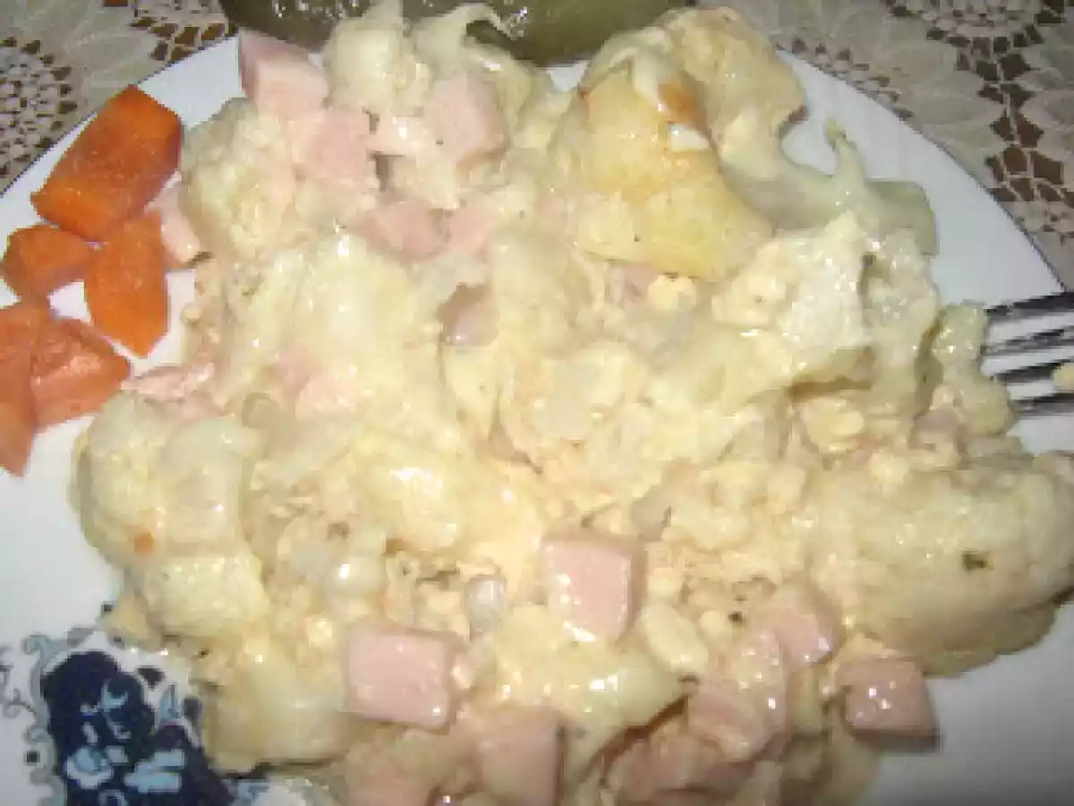 Conopida cu sunca la cuptor