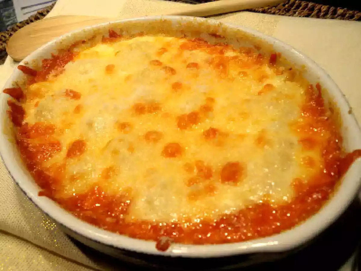 Conopida gratinata a la Jamie Oliver