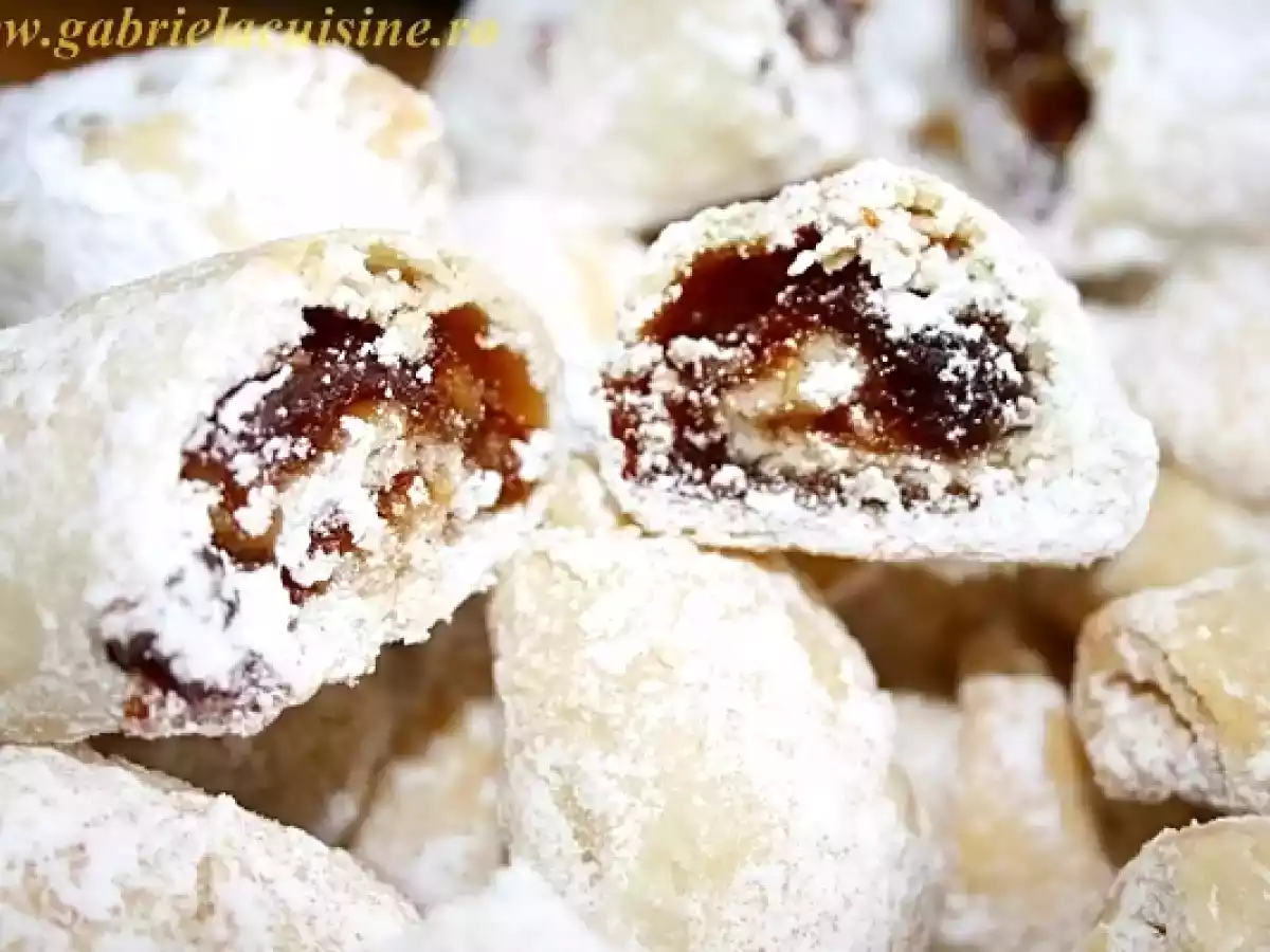 Cornulete fragede cu rahat sau gem - poza 2