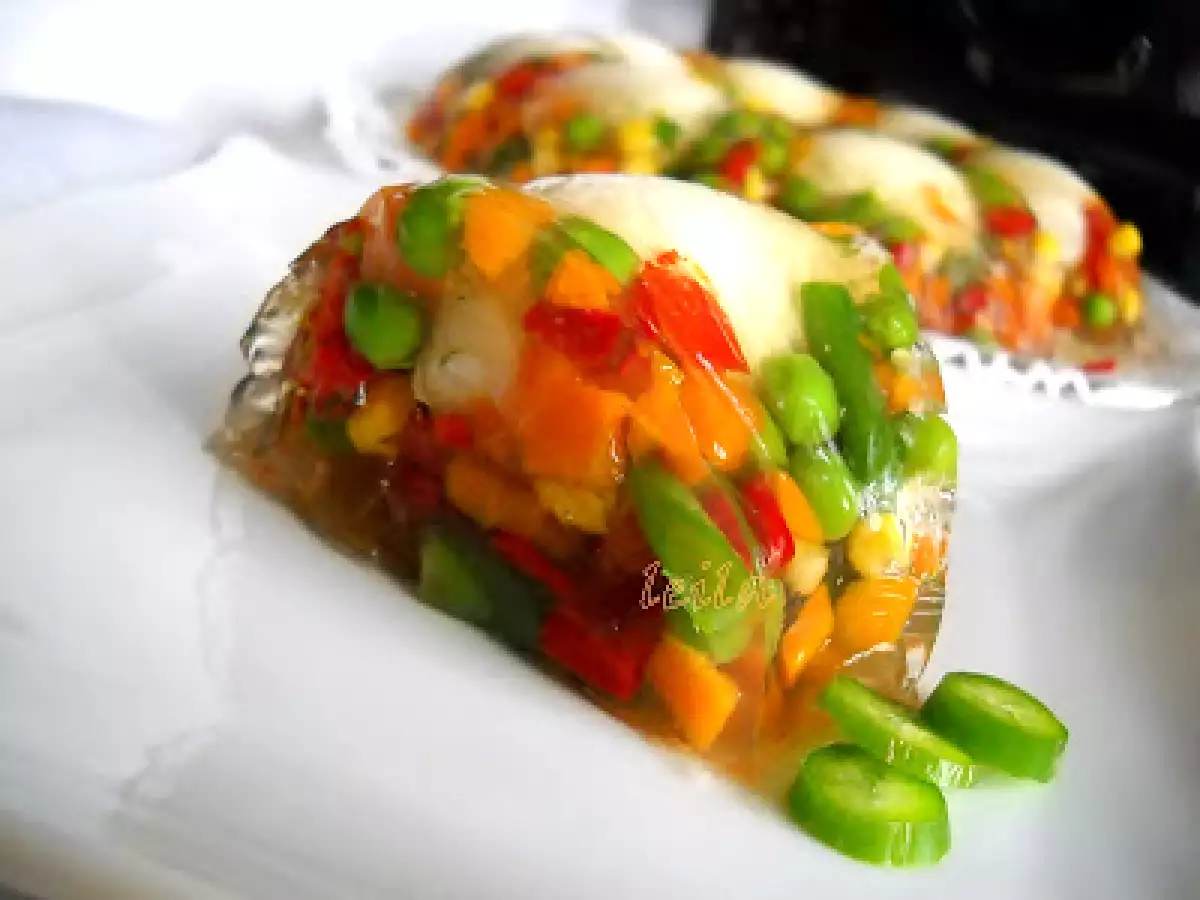 Coronita de legume in aspic
