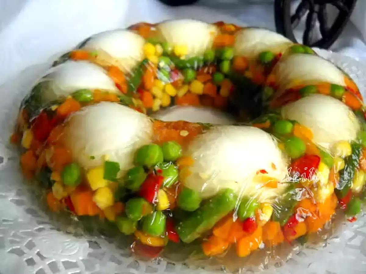 Coronita de legume in aspic - poza 2