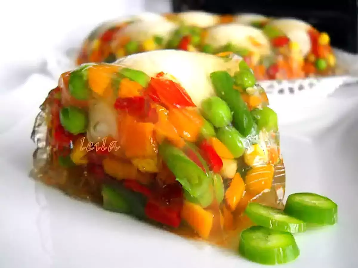 Coronita de legume in aspic - poza 3