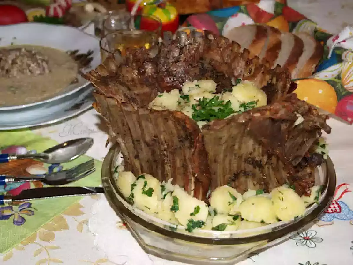 Coronita din coaste de miel