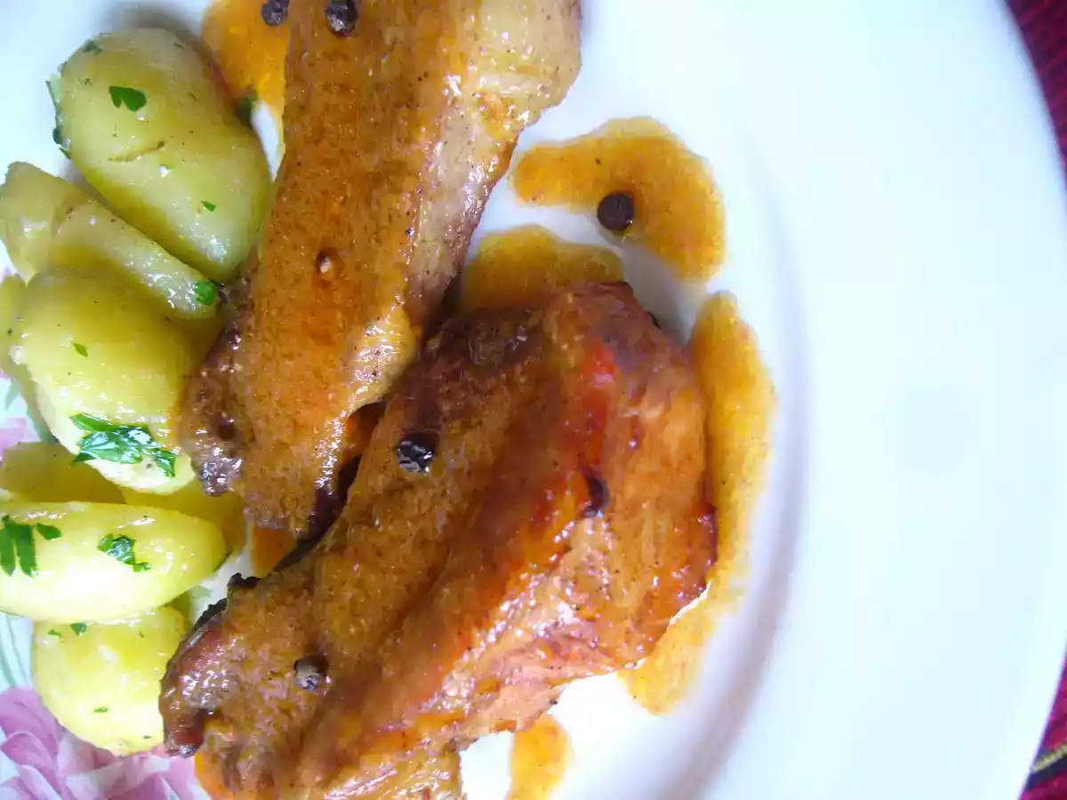 Costita de porc in sos de legume - poza 2