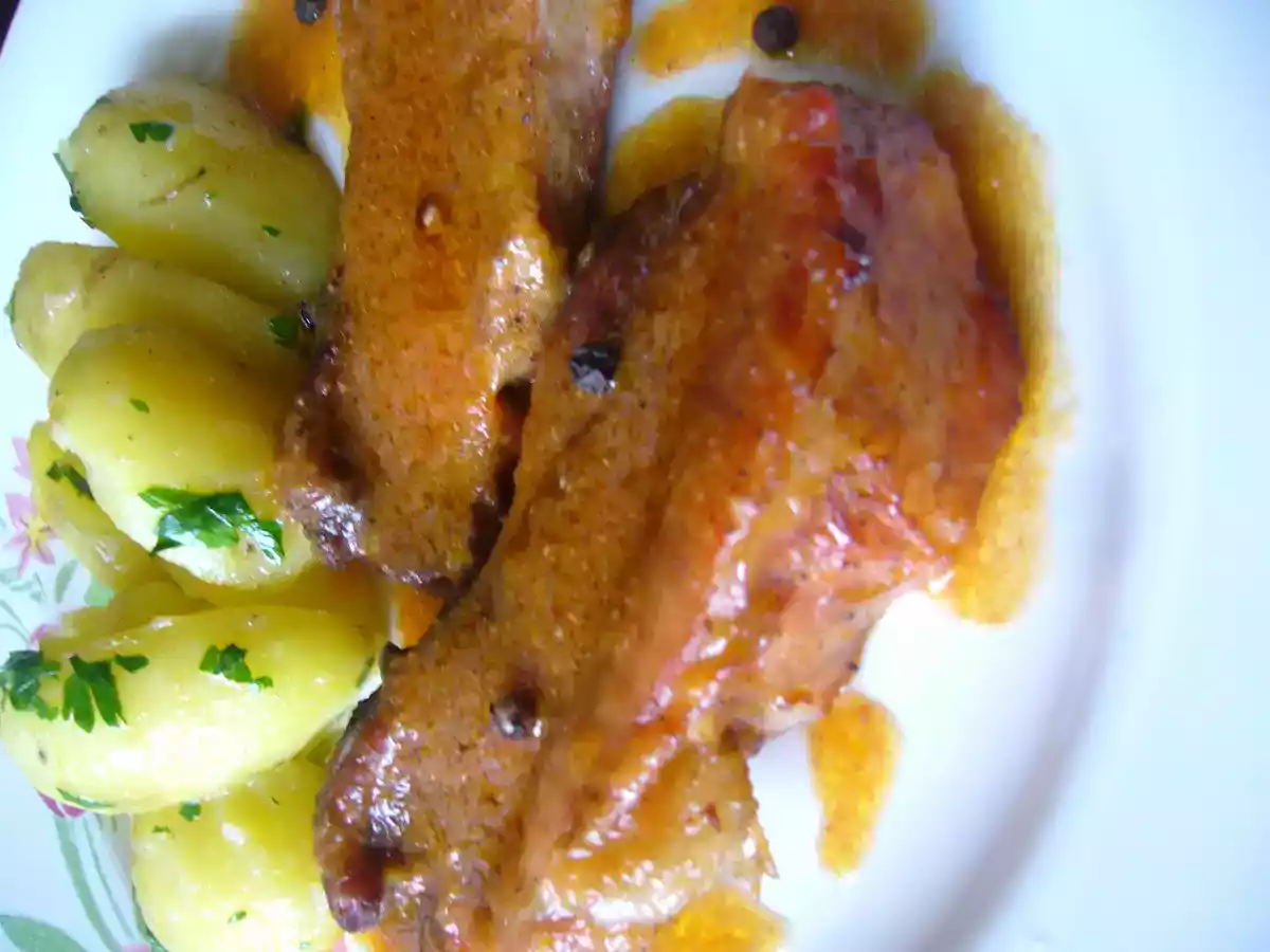 Costita de porc in sos de legume - poza 3