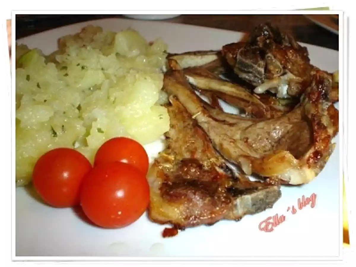 Costite de miel la cuptor