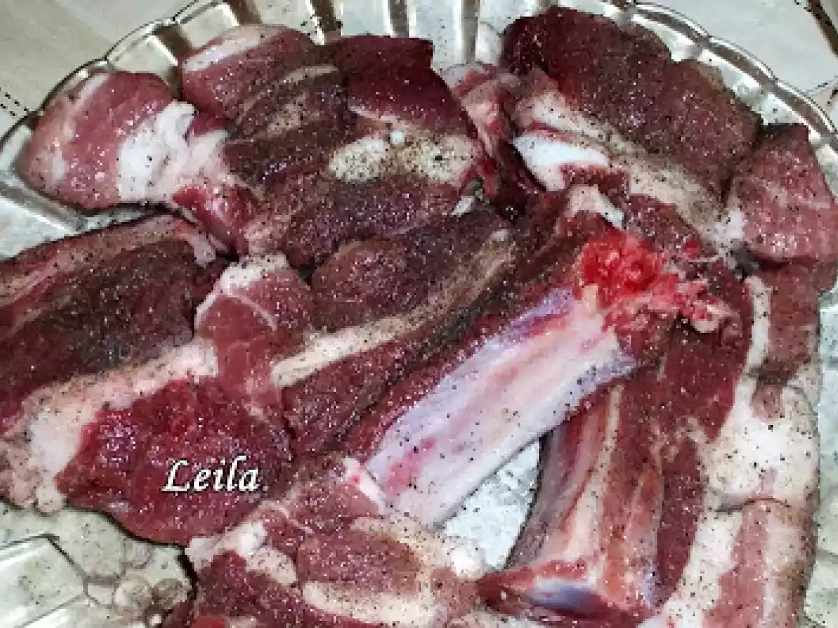 Costite de porc invelite in frunze de varza murata - Csurdongolos - poza 3