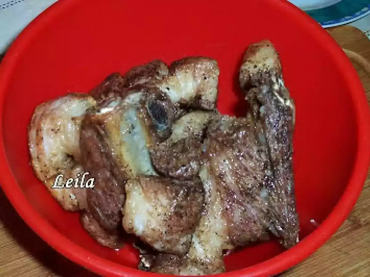 Costite de porc invelite in frunze de varza murata - Csurdongolos - poza 5