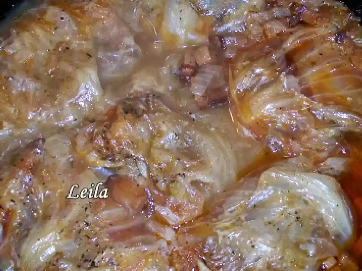 Costite de porc invelite in frunze de varza murata - Csurdongolos - poza 11