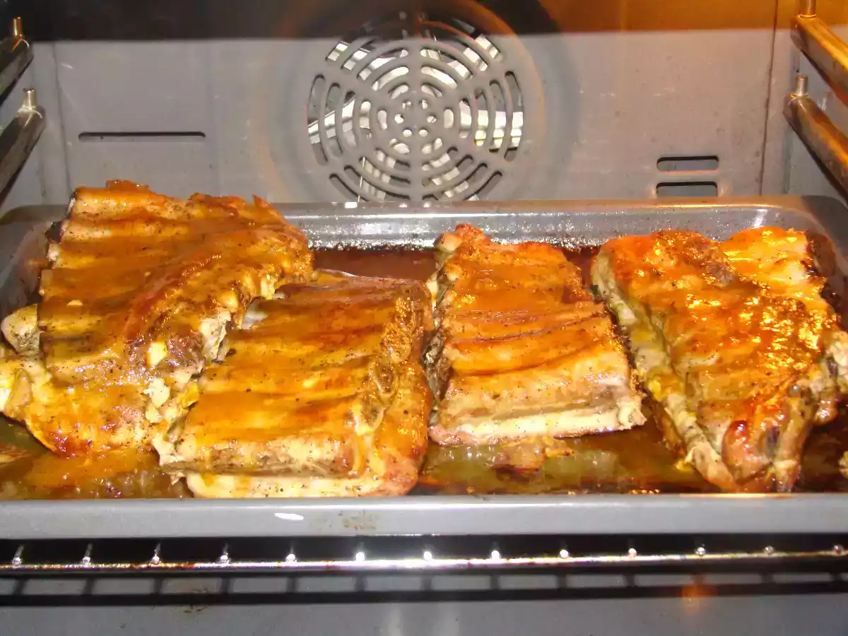 Costite picante la cuptor cu varza calita - poza 3