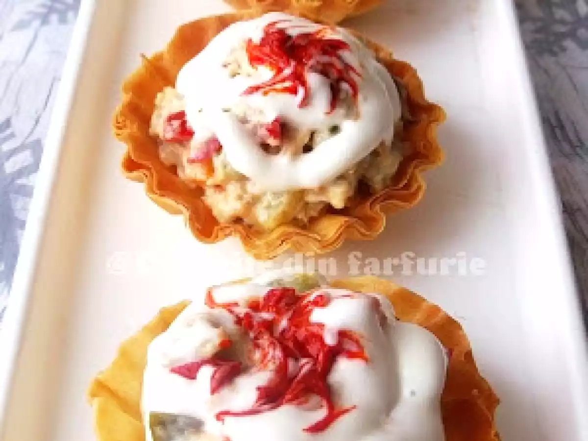 Cosulete aperitiv cu Salata de boeuf