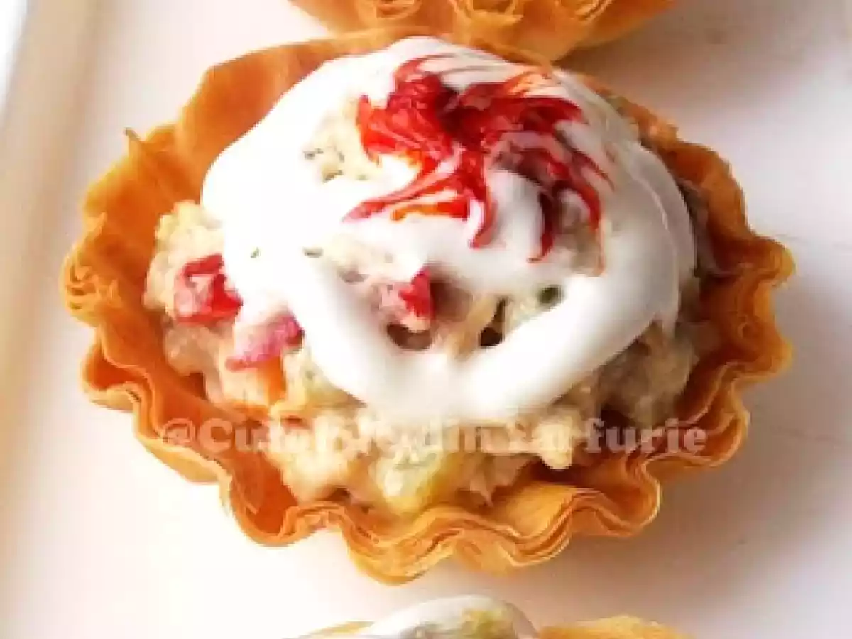 Cosulete aperitiv cu Salata de boeuf - poza 2