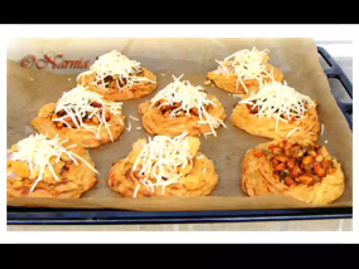 Cosulete din spuma de cartofi cu ciuperci - poza 4